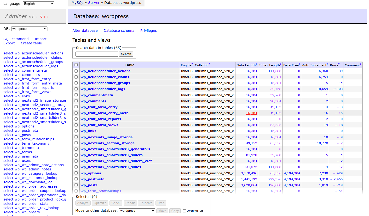 Adminer 4.8.1