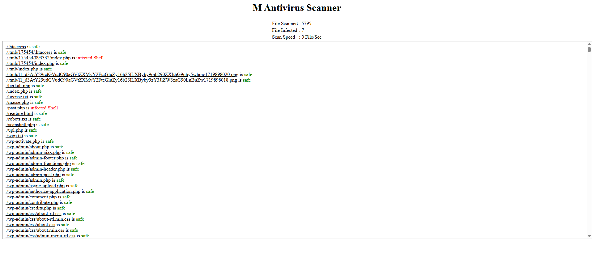 M Antivirus Scanner